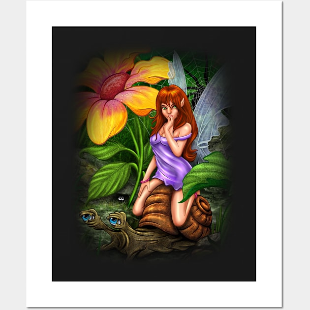 Garden Fairy Wall Art by harstonart